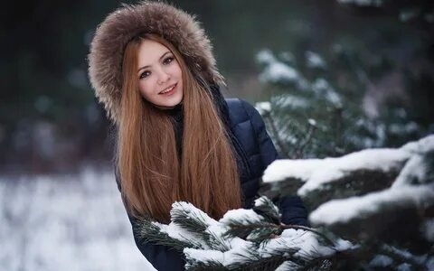 Красивые Девушки Зимой